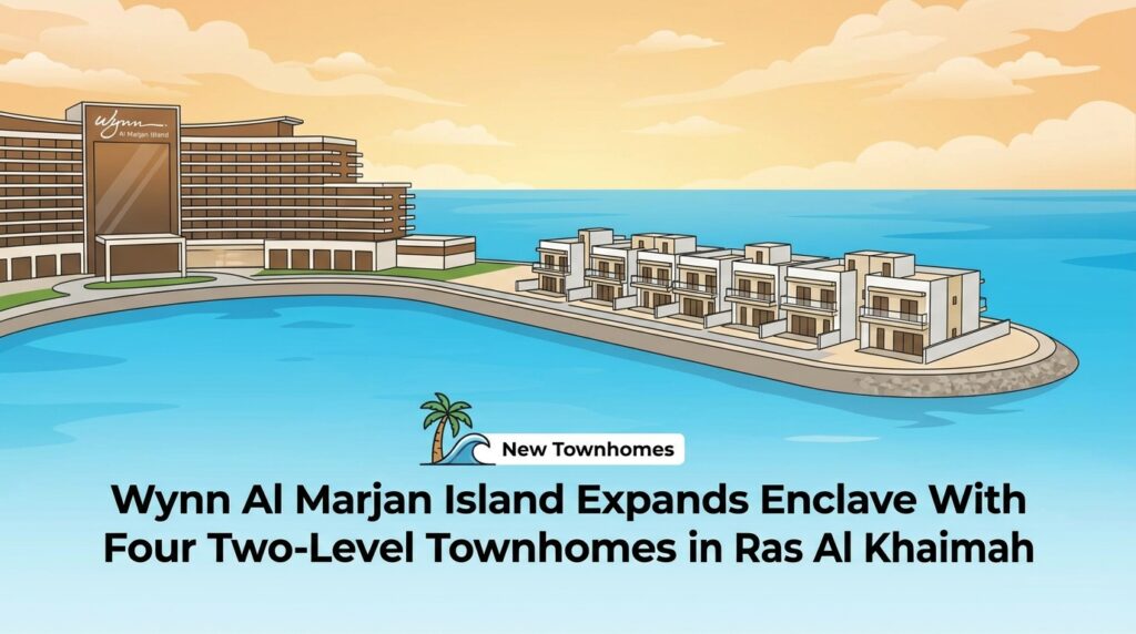 Wynn Al Marjan Island Expands Enclave With Four Two-Level Townhomes in Ras Al Khaimah