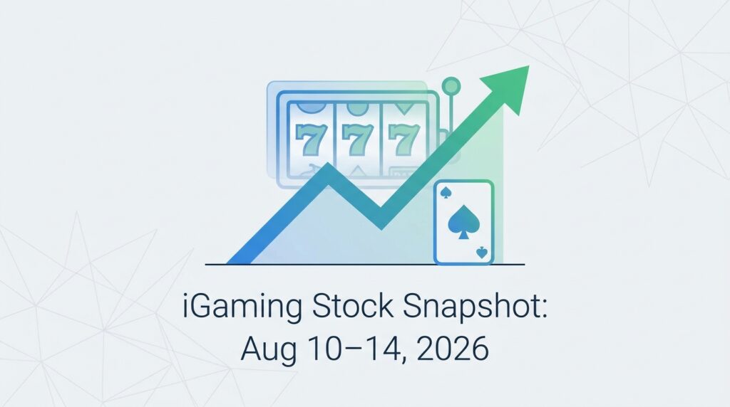 iGaming Stock Snapshot: How Publicly Listed Gambling Companies Performed During August 10–14, 2026