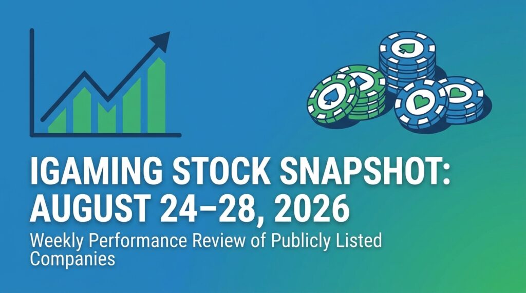iGaming Stock Snapshot: How Publicly Listed Gambling Companies Performed During August 24–28, 2026
