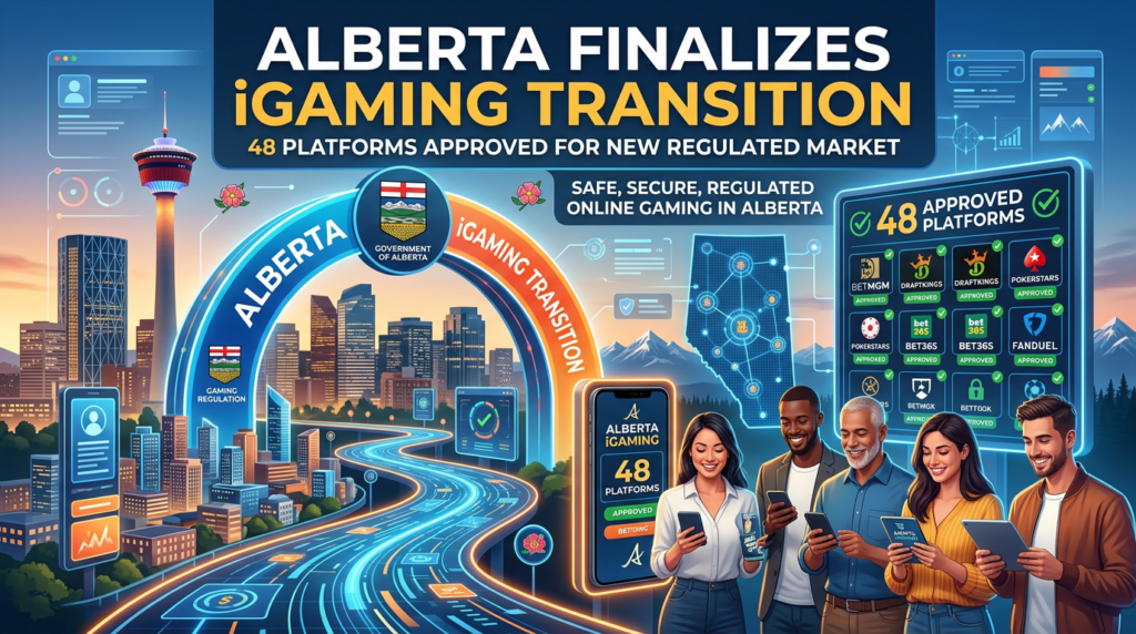 Alberta Finalizes iGaming Transition with 48 Platforms Approved