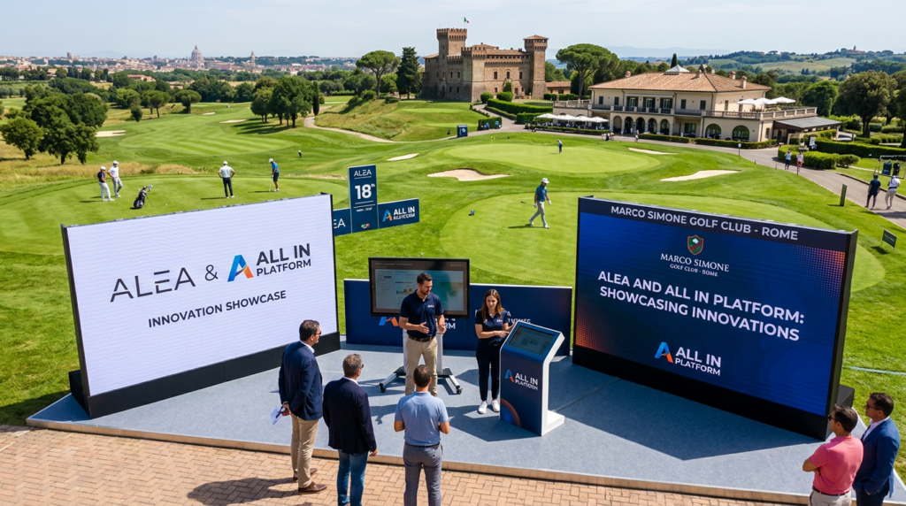 Alea and ALL IN Platform Set to Showcase Innovations at Marco Simone Golf Club