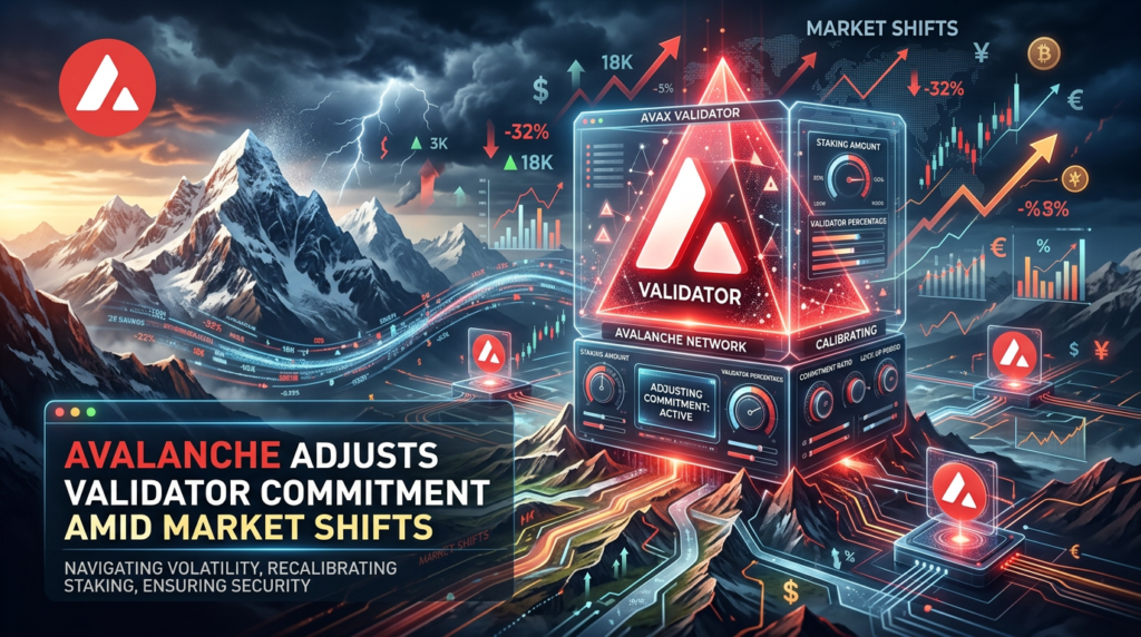 Avalanche Adjusts Validator Commitment Amid Market Shifts