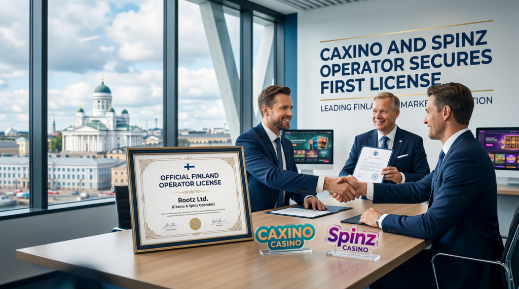 Caxino and Spinz Operator Secures First License Ahead of Finland’s Market Regulation