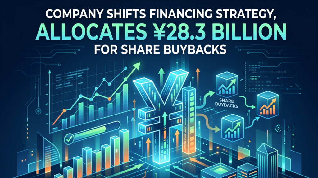 Company Shifts Financing Strategy, Allocates ¥28.3 Billion for Share Buybacks