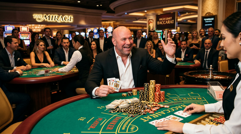 Dana White’s Baccarat Win Highlights Las Vegas Gambling Scene