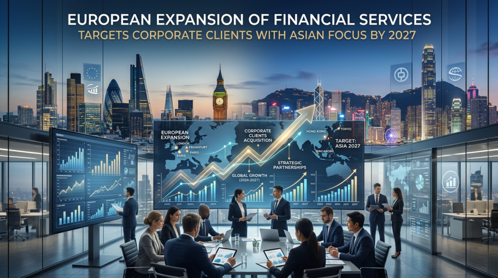 European Expansion of Financial Services Targets Corporate Clients with Asian Focus by 2027