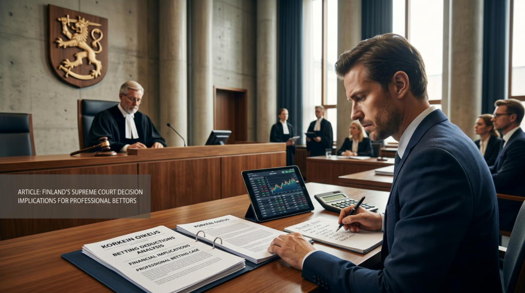 Finland’s Supreme Court Decision on Betting Deductions: Implications for Professional Bettors