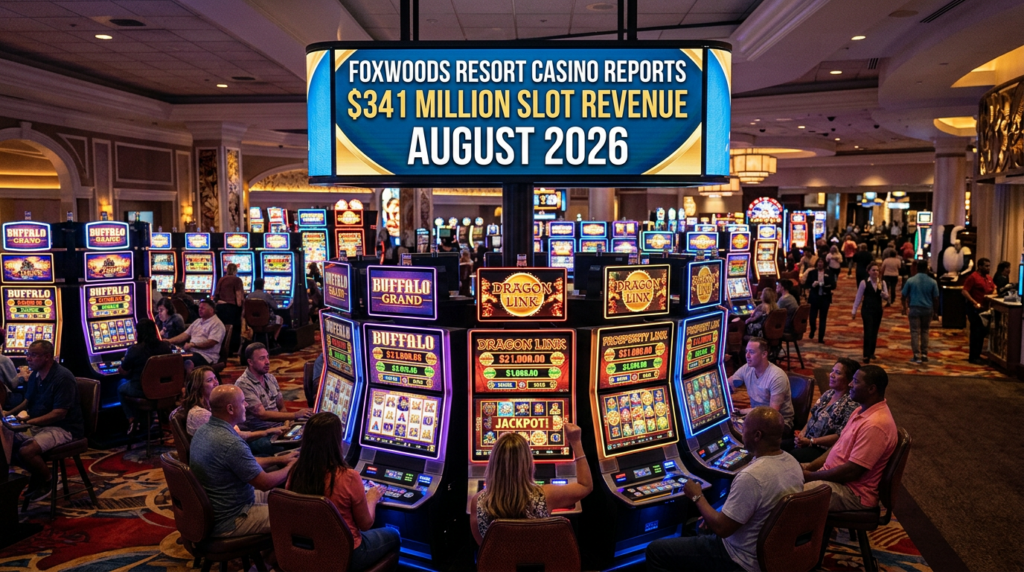 Foxwoods Resort Casino Reports $341 Million Slot Revenue in August 2026
