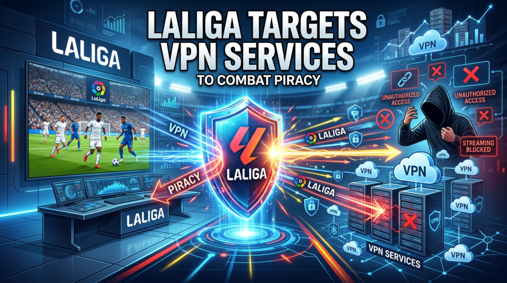 LaLiga Targets VPN Services to Combat Piracy