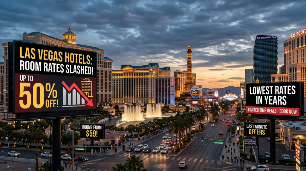 Las Vegas Hotels Slash Room Rates Amid Sluggish Demand