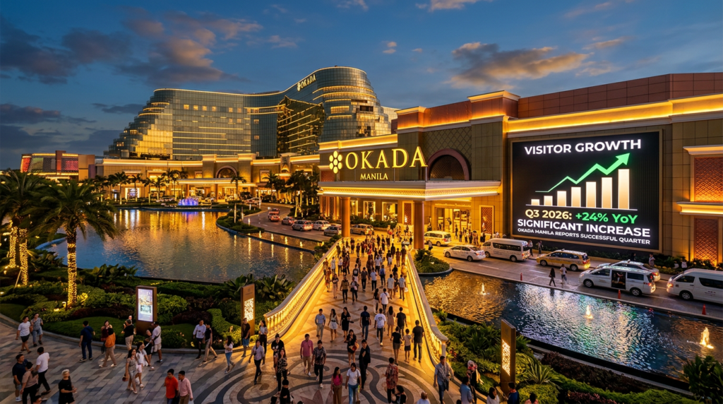 Okada Manila Reports Significant Visitor Growth in Q3 2026