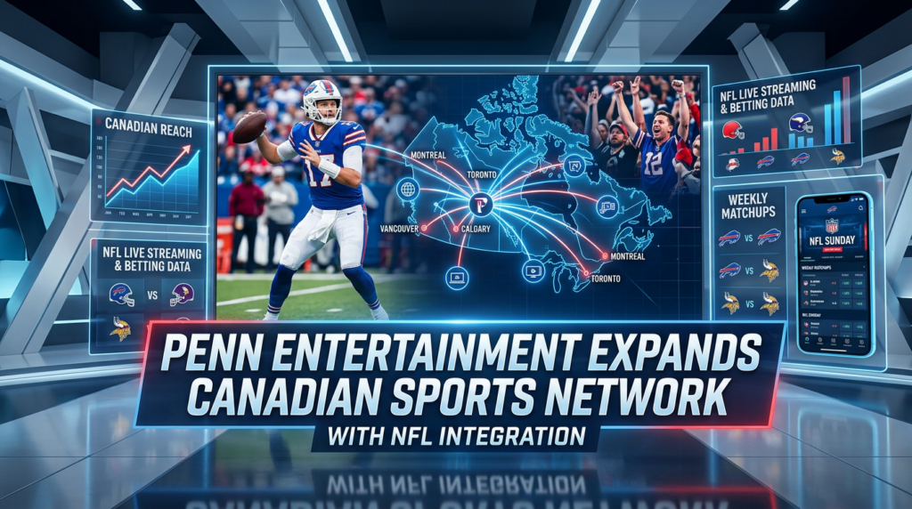 PENN Entertainment Expands Canadian Sports Network with NFL Integration