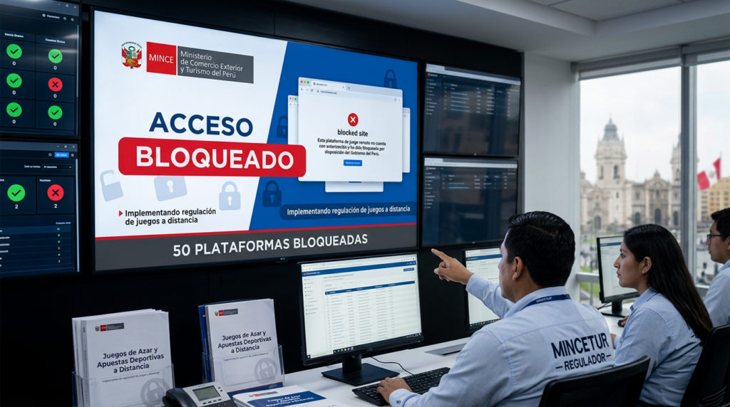 Peru Blocks 50 Remote Gaming Platforms Amid Regulatory Crackdown