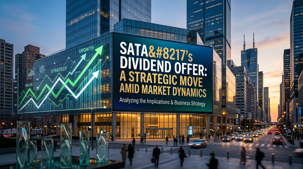 SATA’s Dividend Offer: A Strategic Move Amid Market Dynamics