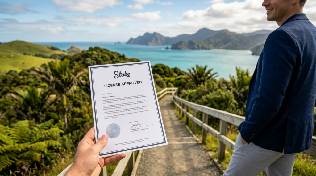 Stake Secures Path to New Zealand Online Casino License