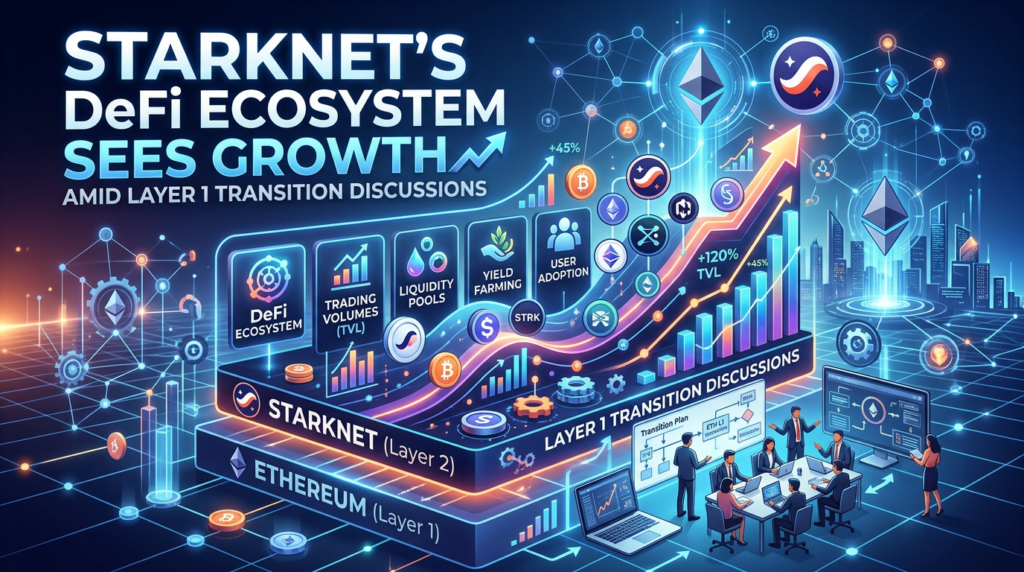 Starknet’s DeFi Ecosystem Sees Growth Amid Layer 1 Transition Discussions
