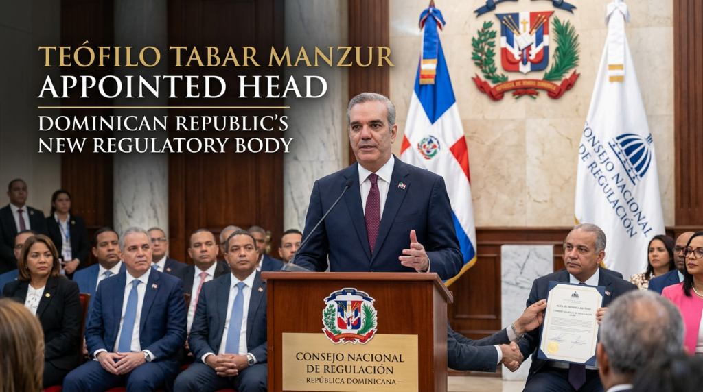 Teófilo Tabar Manzur Appointed as Head of Dominican Republic’s New Regulatory Body