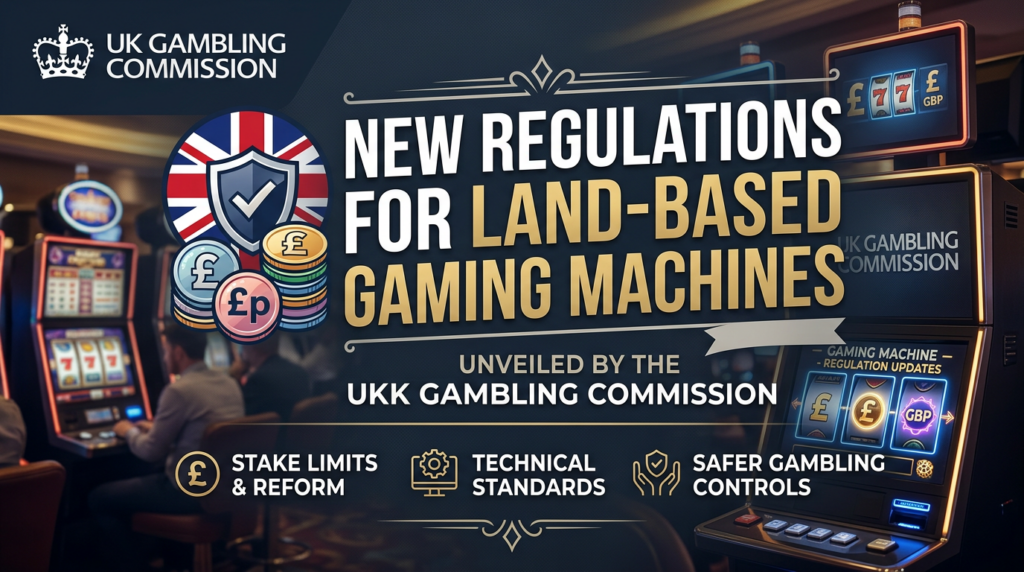 UK Gambling Commission Unveils New Regulations for Land-Based Gaming Machines