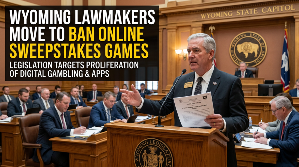 Wyoming Lawmakers Move to Ban Online Sweepstakes Games