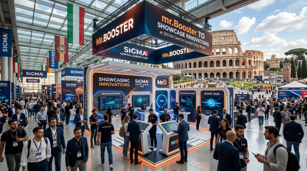 mr.Booster to Showcase Innovations at SiGMA Central Europe 2026 in Rome